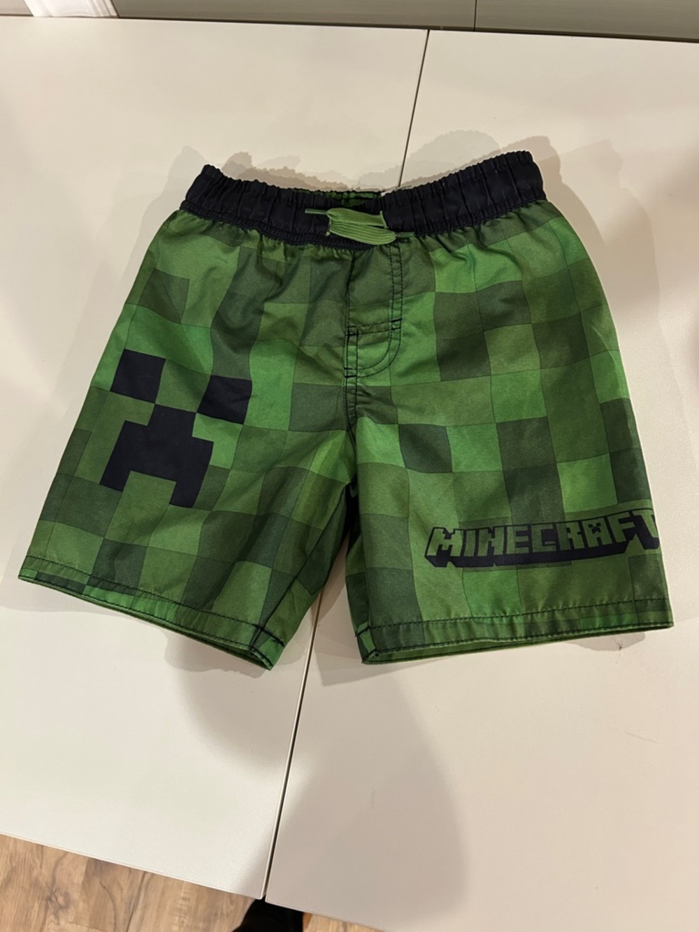 Minecraft Boys' Green Swim Shorts